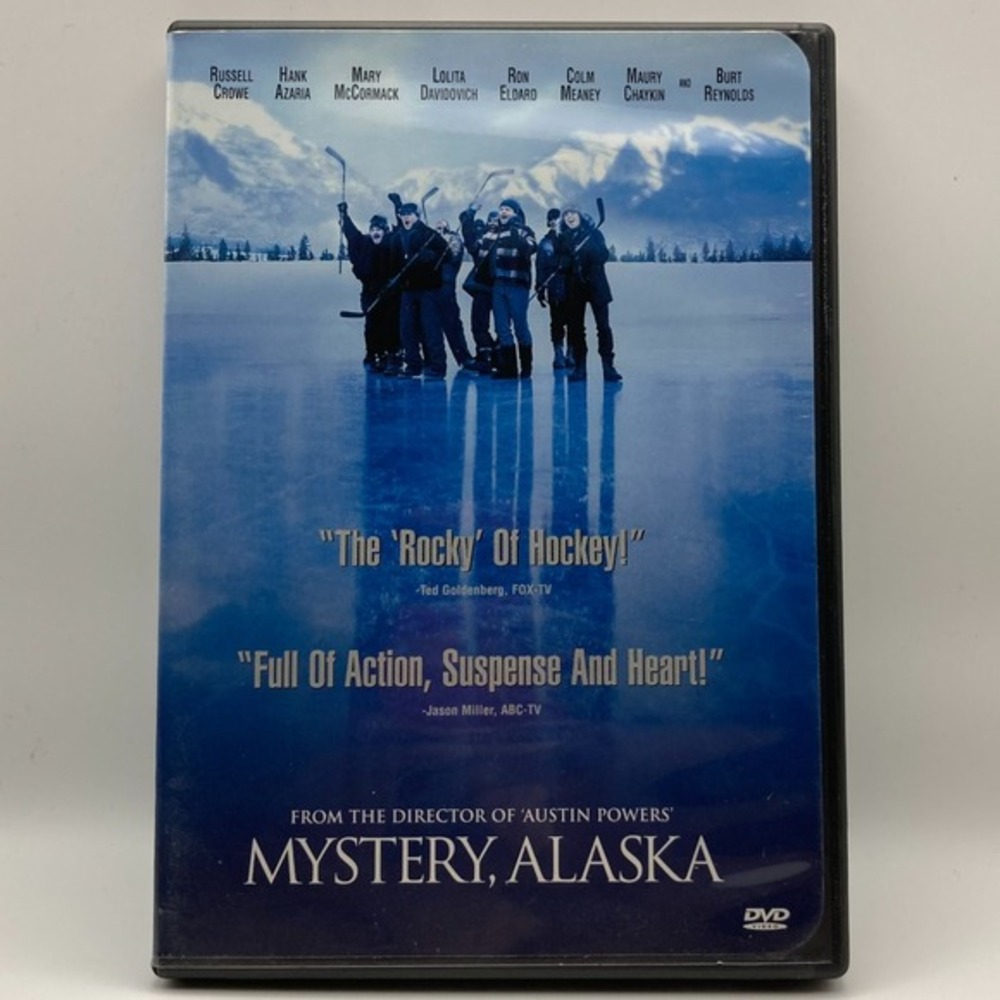 Mystery Alaska‎ DVD Movie Film Starring Russell Crowe Burt Reynolds Comedy